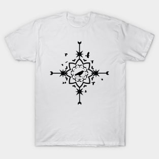 Crow Raven Mandala Nordic | Bird T-Shirt